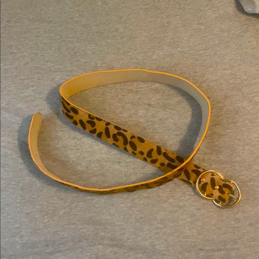 Leopard Print Belt